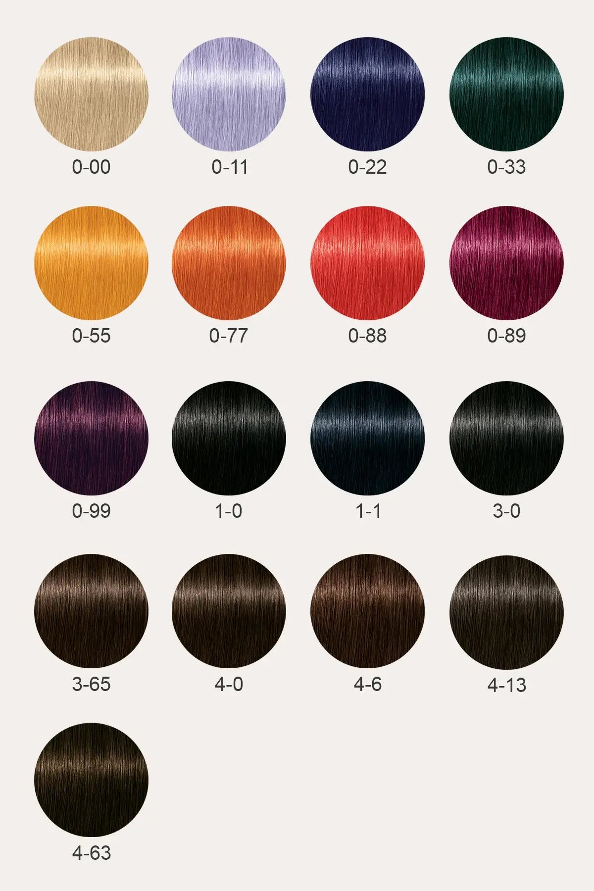 L00 Igora Royal Color Chart IGORA ROYAL PERMANENT HAIR COLOR